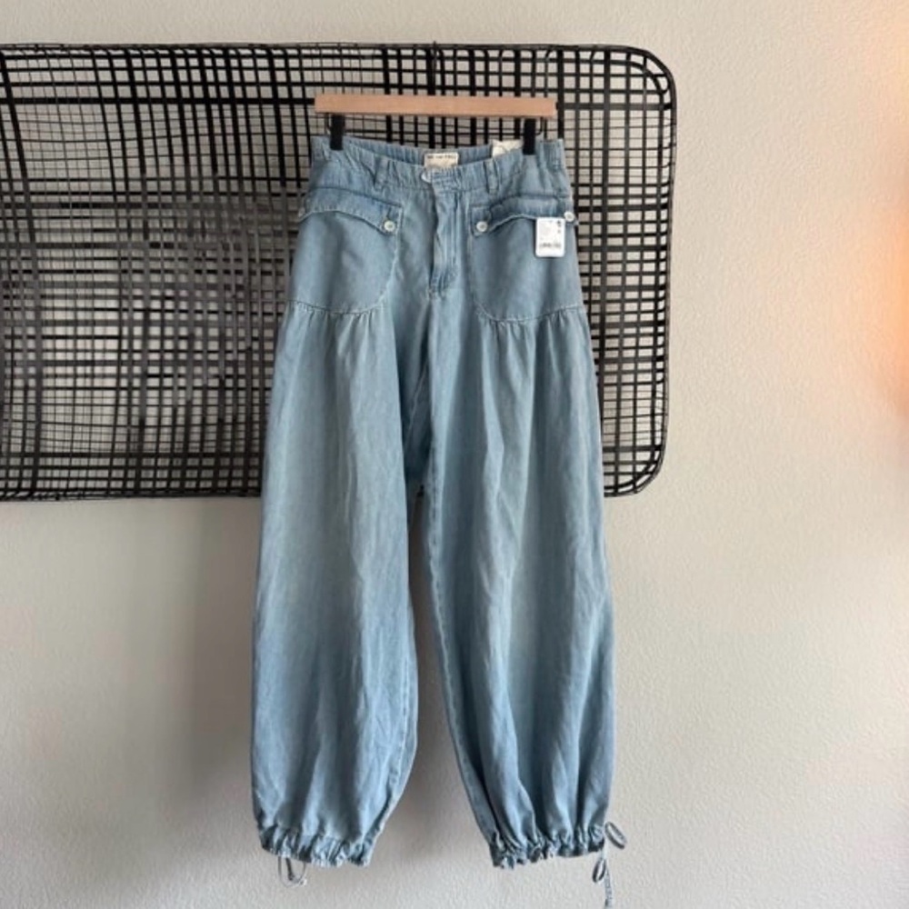 NWT Free people lotus jeans size 28 bijou blue